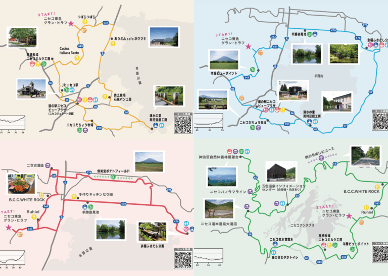 マップ：サイクリングマップ コース詳細