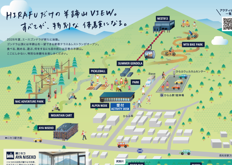 マップ：2026 グリーンシーズン 施設パンフレット