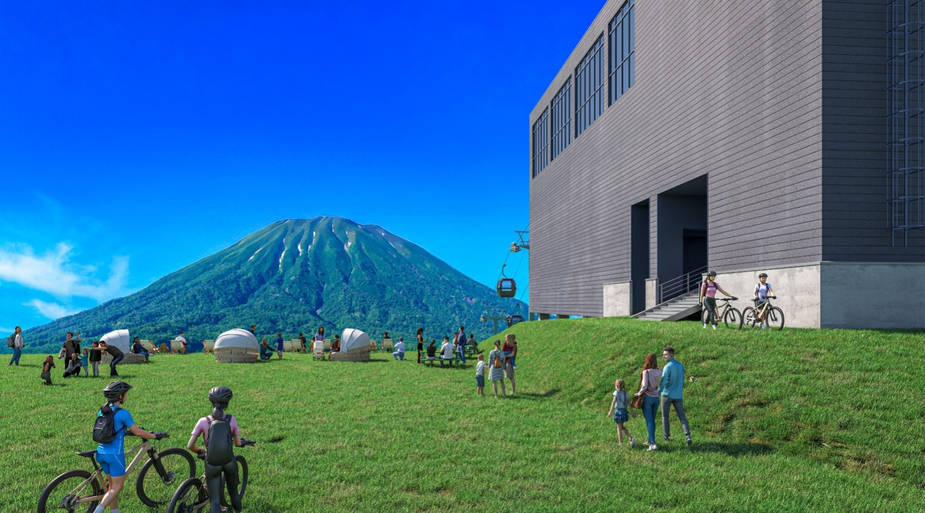 写真：エースゴンドラ山頂広場