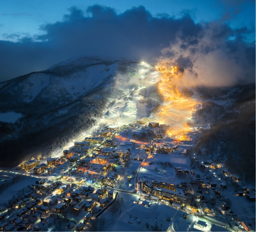 ヒラフの夜景