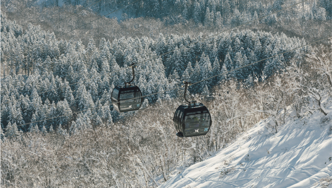 Skiers and non-skiers alike can easily access the mid-mountain restaurant by taking the Ace Gondola